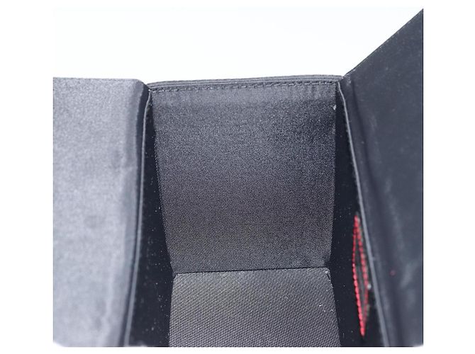 Pochette Vanity Christian Dior in Nylon Nero Argento Auth ep14195 - vista 21