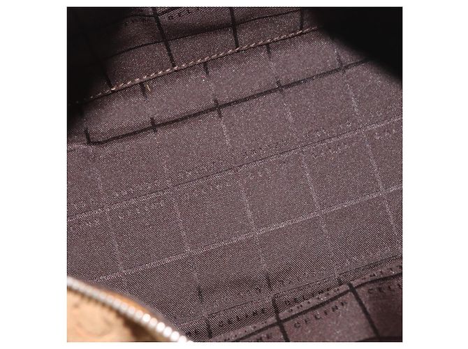 Céline CELINE C Macadam Canvas Handtasche aus Wildleder in Braun mit Silber authentisch 176369 - Ansicht 11