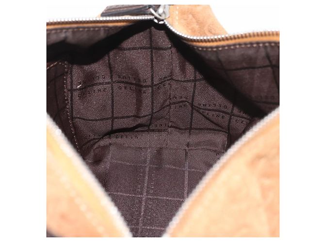 Céline CELINE C Macadam Canvas Handtasche aus Wildleder in Braun mit Silber authentisch 176369 - Ansicht 18