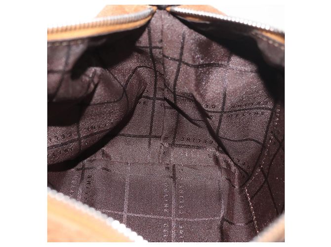 Céline CELINE C Macadam Canvas Handtasche aus Wildleder in Braun mit Silber authentisch 176369 - Ansicht 19