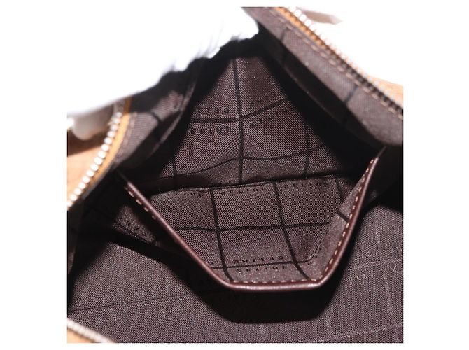 Céline CELINE C Macadam Canvas Handtasche aus Wildleder in Braun mit Silber authentisch 176369 - Ansicht 20