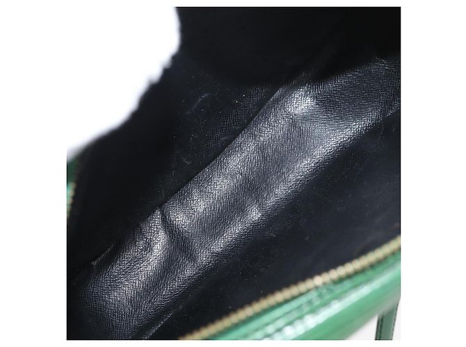 LOUIS VUITTON Bolso de Hombro Epi Jeune Fille MM Verde M52154 LV Auth ep14448 - vista 10