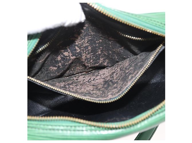 LOUIS VUITTON Bolso de Hombro Epi Jeune Fille MM Verde M52154 LV Auth ep14448 - vista 11