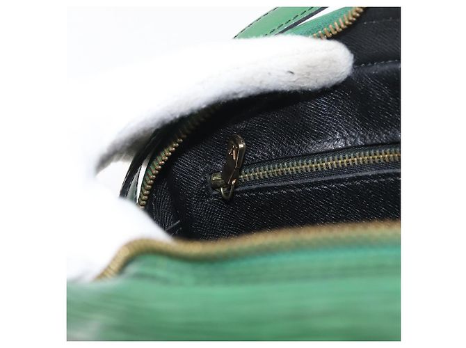 LOUIS VUITTON Bolso de Hombro Epi Jeune Fille MM Verde M52154 LV Auth ep14448 - vista 22