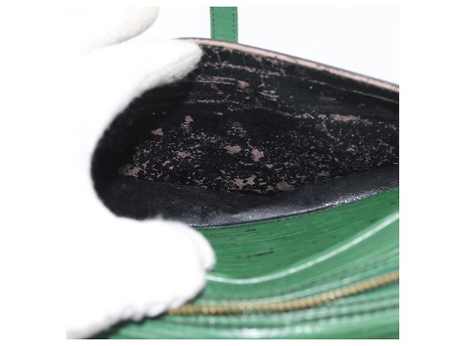 LOUIS VUITTON Bolso de Hombro Epi Jeune Fille MM Verde M52154 LV Auth ep14448 - vista 23