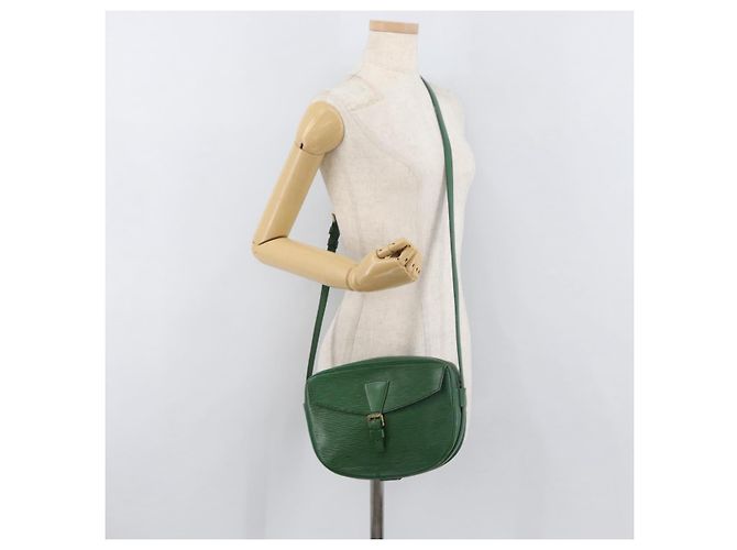 LOUIS VUITTON Bolso de Hombro Epi Jeune Fille MM Verde M52154 LV Auth ep14448 - vista 24
