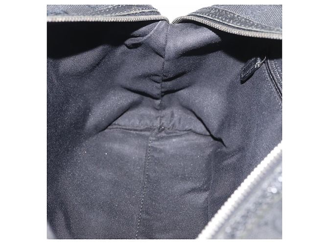 Bolsa de mão GG Canvas Gucci Preto Prata 113009 Auth 176335 - vista 19
