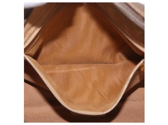 GUCCI GG Supreme Web Sherry Line Tasche aus PVC Beige Gold 001 113 6472 Auth 176195 Golden - Ansicht 24