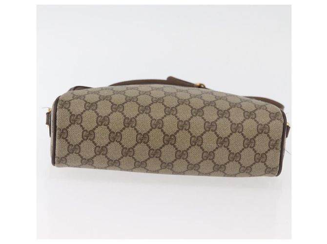 GUCCI GG Supreme Web Sherry Line Tasche aus PVC Beige Gold 001 113 6472 Auth 176195 Golden - Ansicht 5