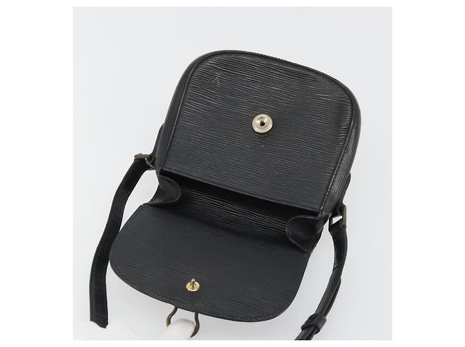 LOUIS VUITTON Borsa a Spalla Epi Saint Cloud PM Nera M52212 LV Auth 176728 Nero - vista 19
