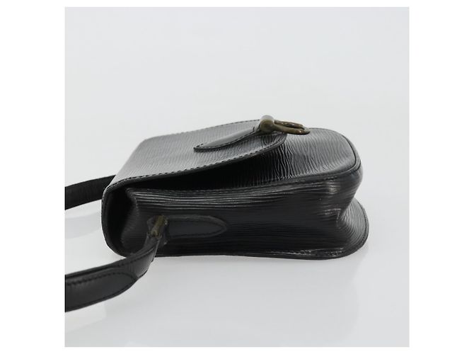 LOUIS VUITTON Borsa a Spalla Epi Saint Cloud PM Nera M52212 LV Auth 176728 Nero - vista 4