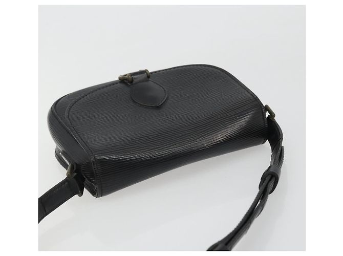 LOUIS VUITTON Borsa a Spalla Epi Saint Cloud PM Nera M52212 LV Auth 176728 Nero - vista 6