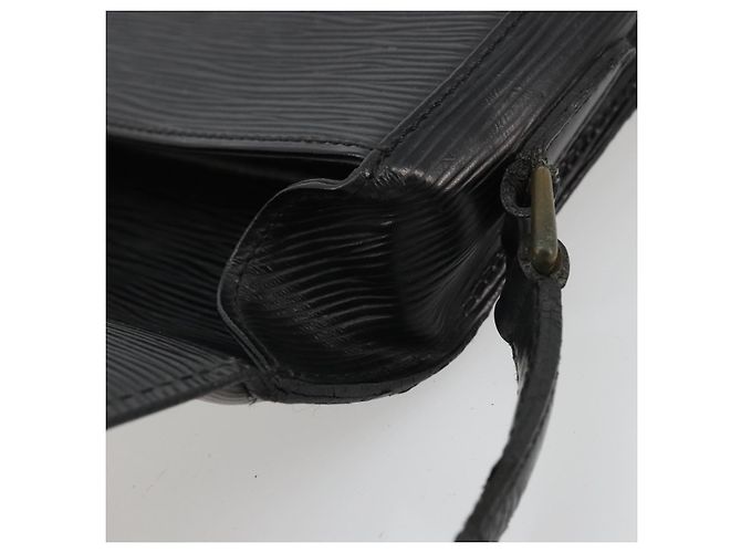 LOUIS VUITTON Borsa a Spalla Epi Saint Cloud PM Nera M52212 LV Auth 176728 Nero - vista 9