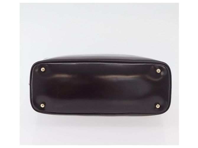 Bamboo Borsa a mano in bambù GUCCI patinata Bordeaux Oro 000 4781 0295 Auth 176222 D'oro Bordò - vista 5