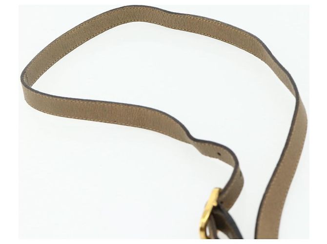 Borsa Sherry Line GG Supreme Web di GUCCI in PVC beige e oro 116 02 089 Auth ep14174 D'oro - vista 8