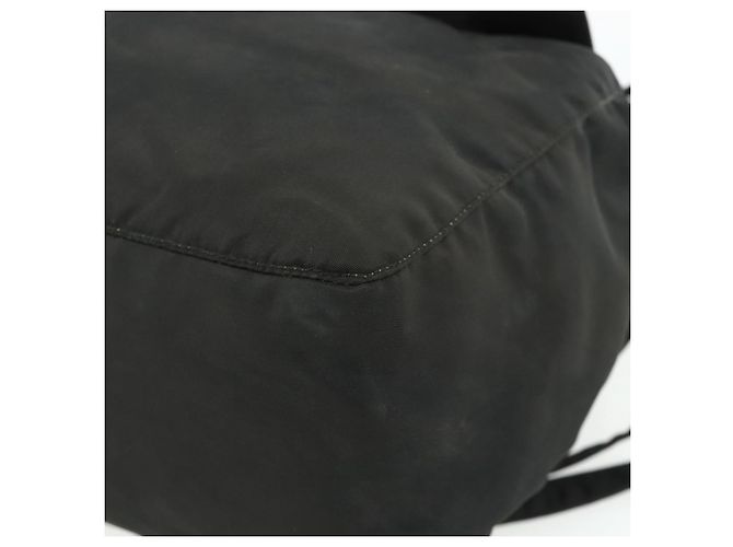 PRADA Backpack Nylon Black Silver Auth bs34471 Silvery - view 16