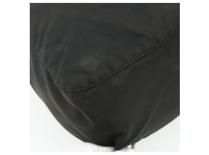 PRADA Backpack Nylon Black Silver Auth bs34471 Silvery - view 17