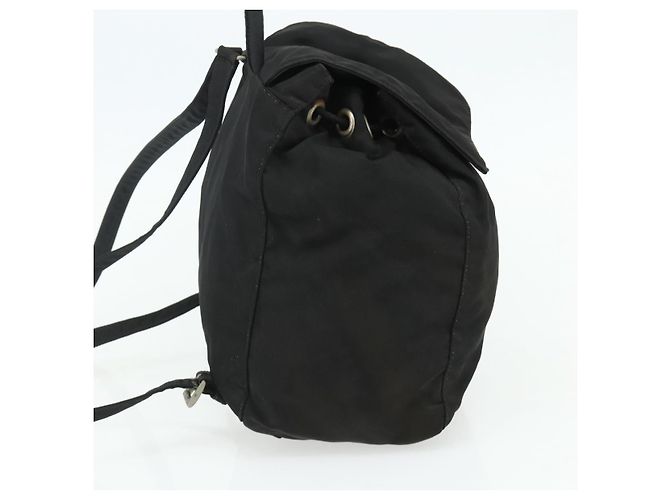 PRADA Backpack Nylon Black Silver Auth bs34471 Silvery - view 3