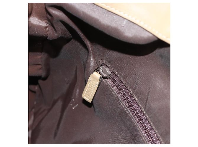 Borsa a Spalla GUCCI Bamboo Nylon 2way Khaki Argento 001 1638 Auth bs34731 Cachi - vista 21