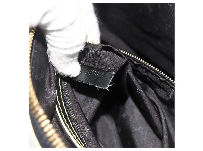 LOUIS VUITTON Borsa a Mano Suhari Lockit PM in Pelle Nera M91888 LV Auth ka4094A Nero - vista 12