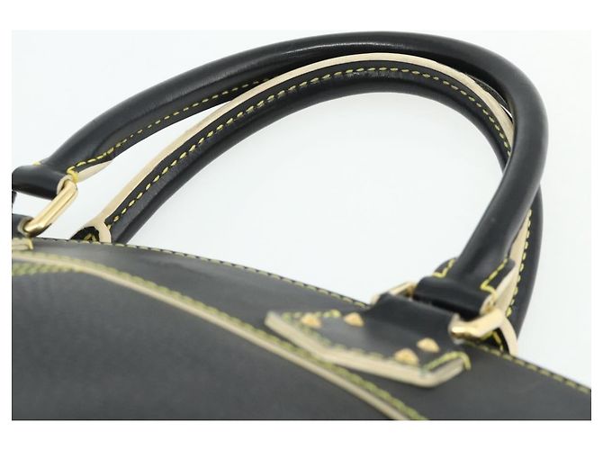 LOUIS VUITTON Borsa a Mano Suhari Lockit PM in Pelle Nera M91888 LV Auth ka4094A Nero - vista 14