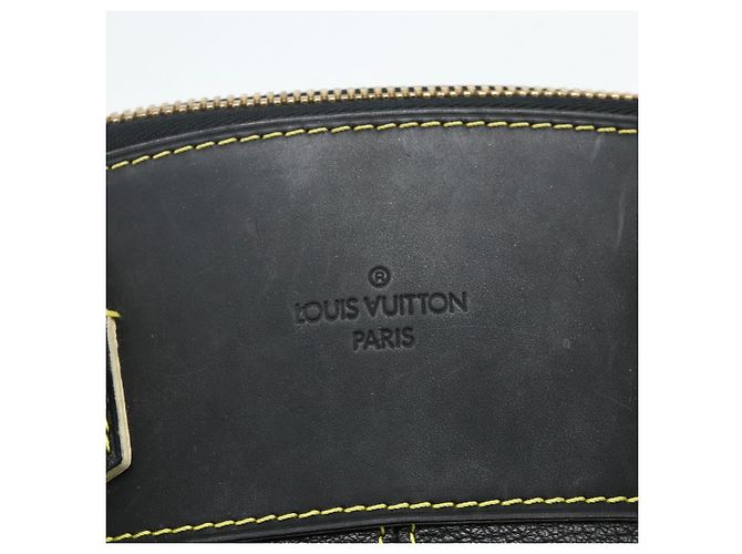 LOUIS VUITTON Borsa a Mano Suhari Lockit PM in Pelle Nera M91888 LV Auth ka4094A Nero - vista 19