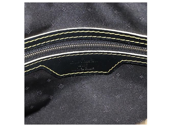 LOUIS VUITTON Borsa a Mano Suhari Lockit PM in Pelle Nera M91888 LV Auth ka4094A Nero - vista 20