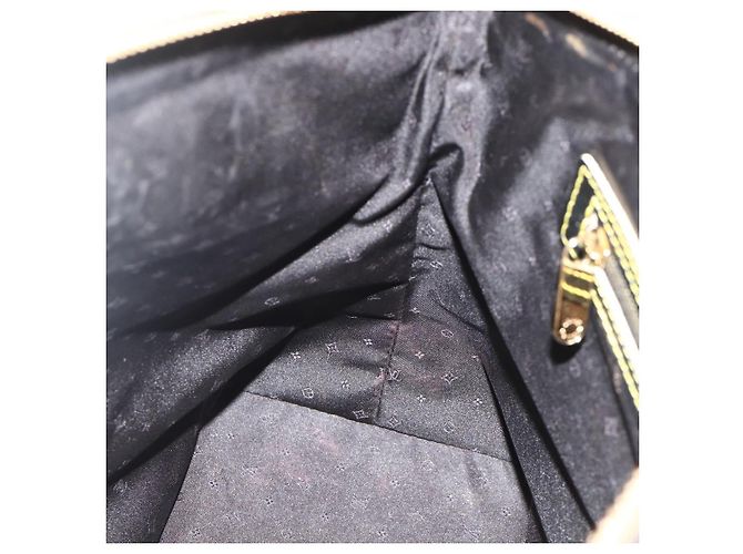 LOUIS VUITTON Borsa a Mano Suhari Lockit PM in Pelle Nera M91888 LV Auth ka4094A Nero - vista 22