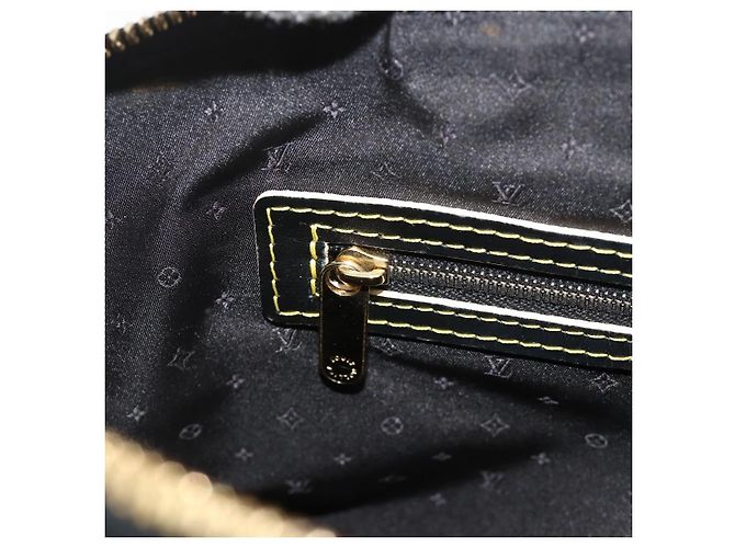 LOUIS VUITTON Borsa a Mano Suhari Lockit PM in Pelle Nera M91888 LV Auth ka4094A Nero - vista 23