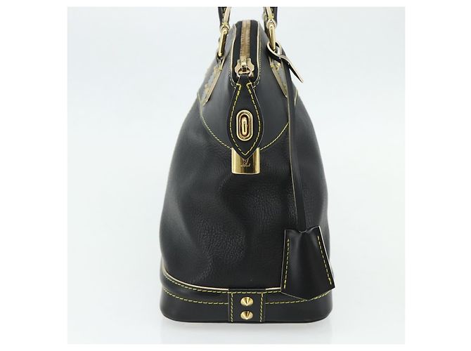 LOUIS VUITTON Borsa a Mano Suhari Lockit PM in Pelle Nera M91888 LV Auth ka4094A Nero - vista 3