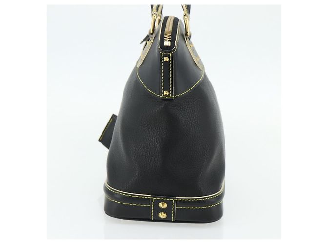 LOUIS VUITTON Borsa a Mano Suhari Lockit PM in Pelle Nera M91888 LV Auth ka4094A Nero - vista 4