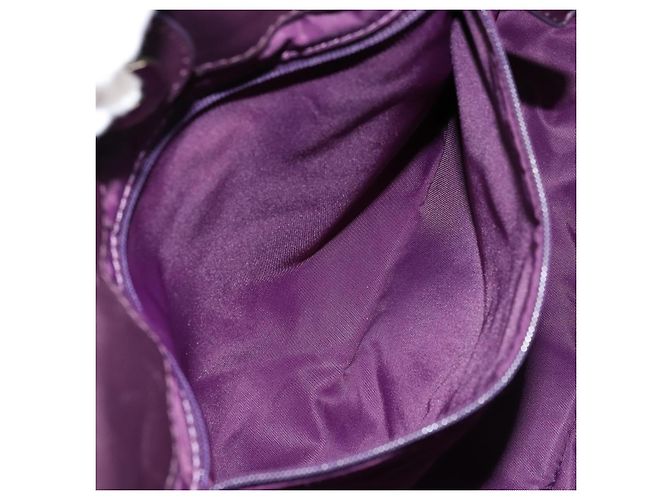 Borsa Canage in nylon viola argento autentica 176132 Christian Dior Porpora - vista 22