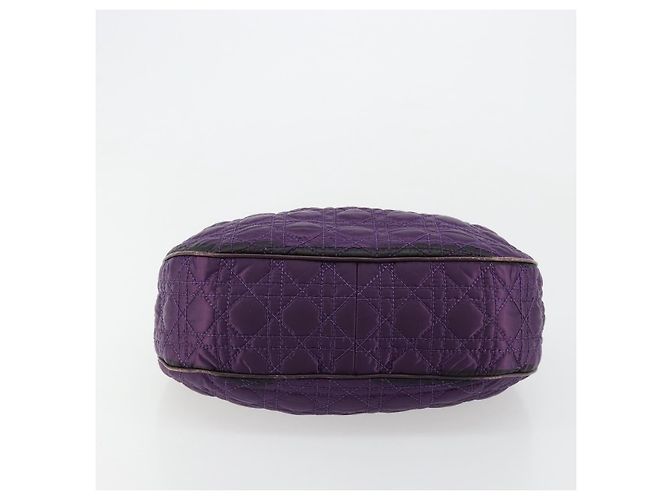 Borsa Canage in nylon viola argento autentica 176132 Christian Dior Porpora - vista 5
