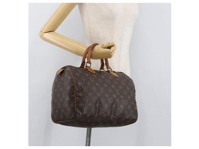 LOUIS VUITTON Borsa a Mano Monogram Speedy 30 M41526 LV Auth 177123 Monogramma - vista 21