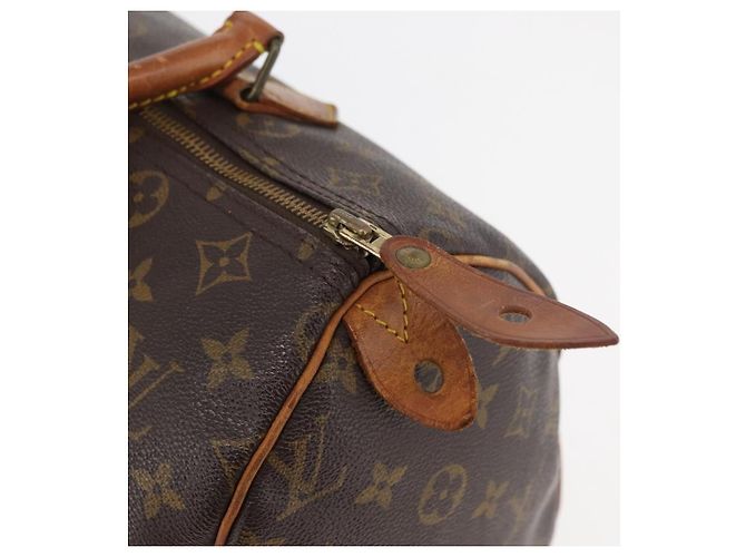 LOUIS VUITTON Borsa a Mano Monogram Speedy 30 M41526 LV Auth 177123 Monogramma - vista 9