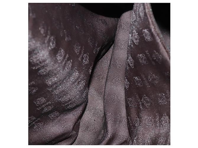 Borsa da lavoro LOEWE in nylon 2 vie marrone argento autentica bs34429 - vista 24