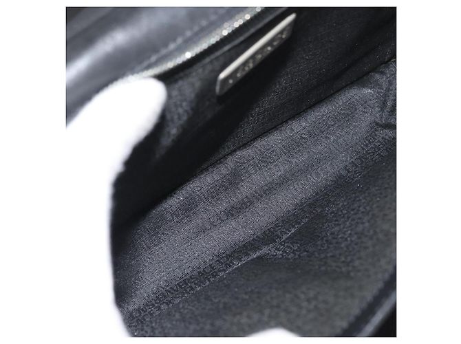 Borsa a Spalla in Pelle Nera e Argento VERSACE Auth bs34660 Nero - vista 12