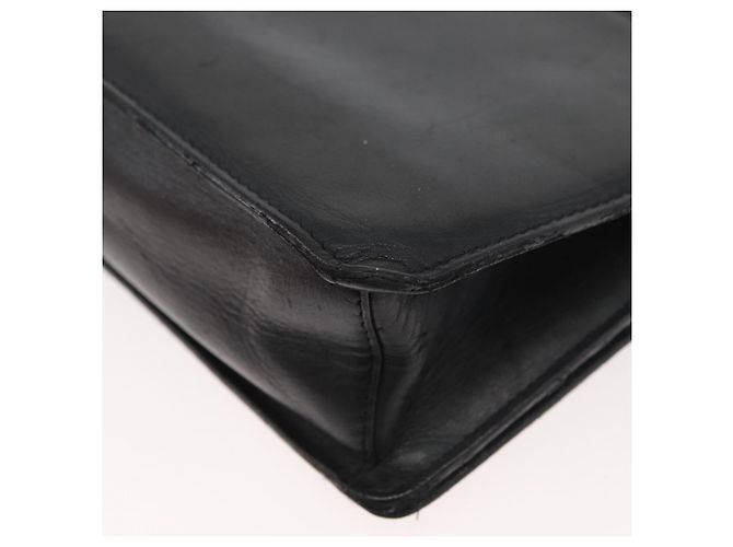 Borsa a Spalla in Pelle Nera e Argento VERSACE Auth bs34660 Nero - vista 18