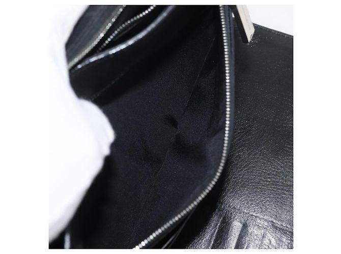 Borsa a Spalla in Pelle Nera e Argento VERSACE Auth bs34660 Nero - vista 26
