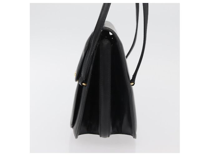 Borsa a mano GUCCI in pelle nera e oro Auth ep14155 Nero D'oro - vista 3