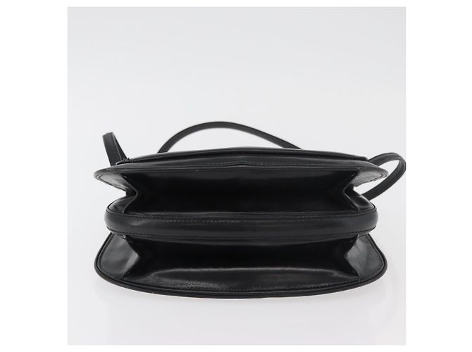 Borsa a mano GUCCI in pelle nera e oro Auth ep14155 Nero D'oro - vista 5