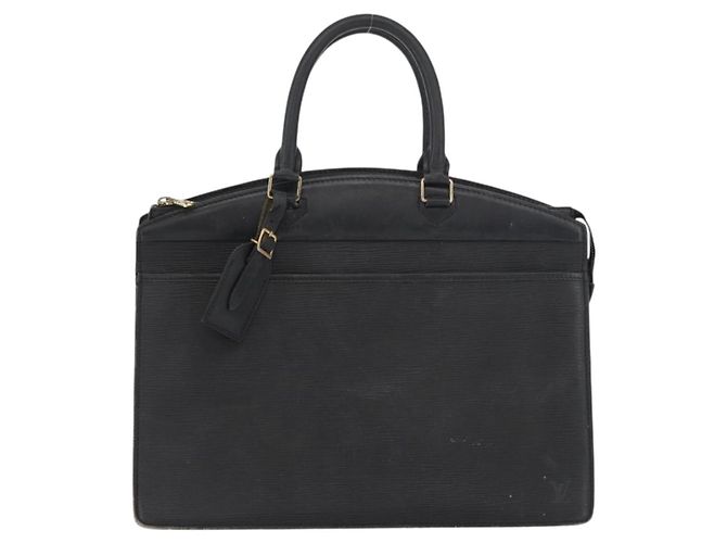 LOUIS VUITTON Borsa a Mano Epi Riviera Nera M48182 LV Auth 175672 Nero - vista 13