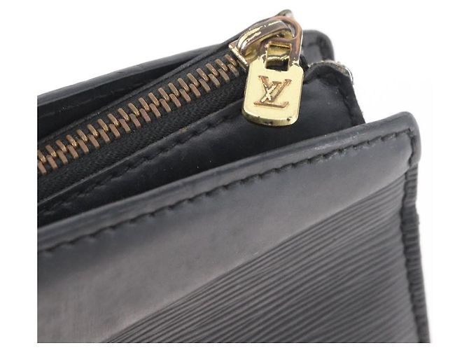 LOUIS VUITTON Borsa a Mano Epi Riviera Nera M48182 LV Auth 175672 Nero - vista 9
