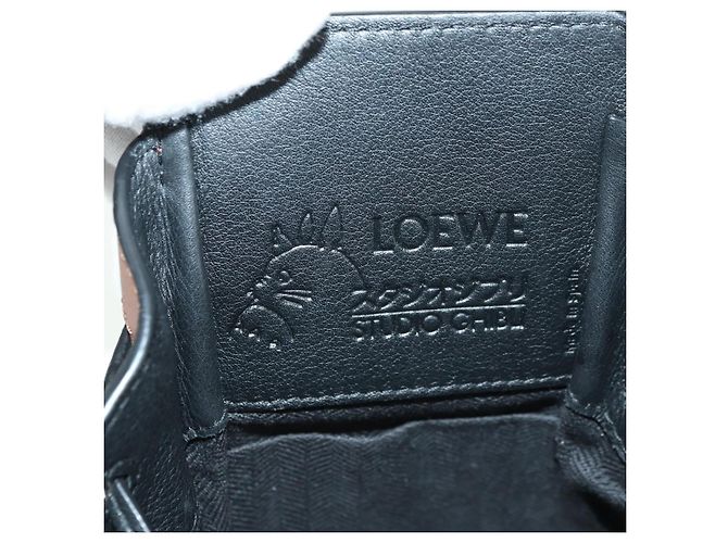 LOEWE - Borsa a tracolla Hammock Ghibli Spirited Away Soot Sprites Auth 167249SM Marrone - vista 21