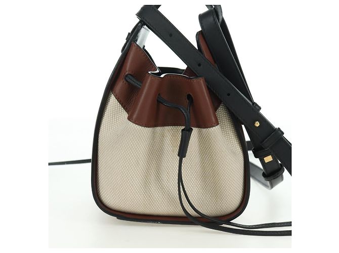 LOEWE - Borsa a tracolla Hammock Ghibli Spirited Away Soot Sprites Auth 167249SM Marrone - vista 5