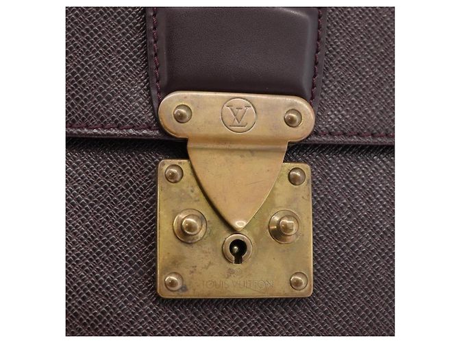 LOUIS VUITTON Taiga Serviette Kourad Business Bag Acajou M30076 LV Auth 176179 Marrone - vista 17