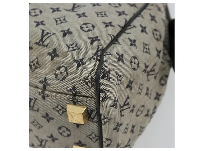LOUIS VUITTON Borsa a Mano Monogram Mini Josephine PM Blu M92049 LV Auth 176944 - vista 14