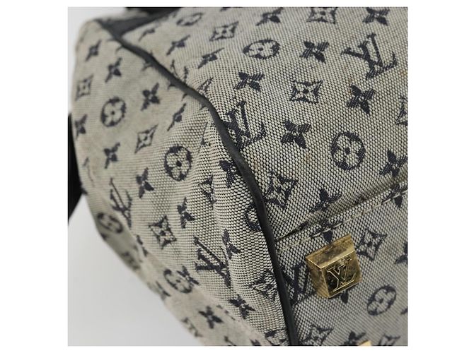 LOUIS VUITTON Borsa a Mano Monogram Mini Josephine PM Blu M92049 LV Auth 176944 - vista 15