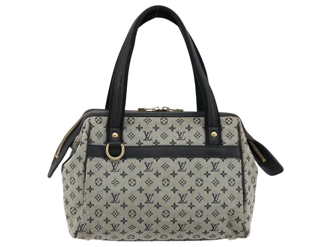 LOUIS VUITTON Borsa a Mano Monogram Mini Josephine PM Blu M92049 LV Auth 176944 - vista 2
