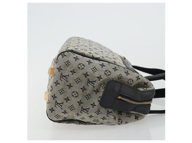 LOUIS VUITTON Borsa a Mano Monogram Mini Josephine PM Blu M92049 LV Auth 176944 - vista 3
